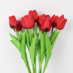 Realistic Artificial Tulips Flower | Silk Tulip Decorative Stem