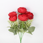 Artificial Small Baby Peony Flower | Realistic Silk Peony Bloom