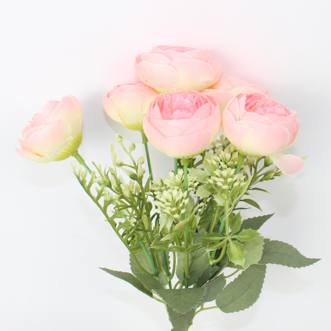 Artificial Small Baby Peony Flower | Realistic Silk Peony Bloom