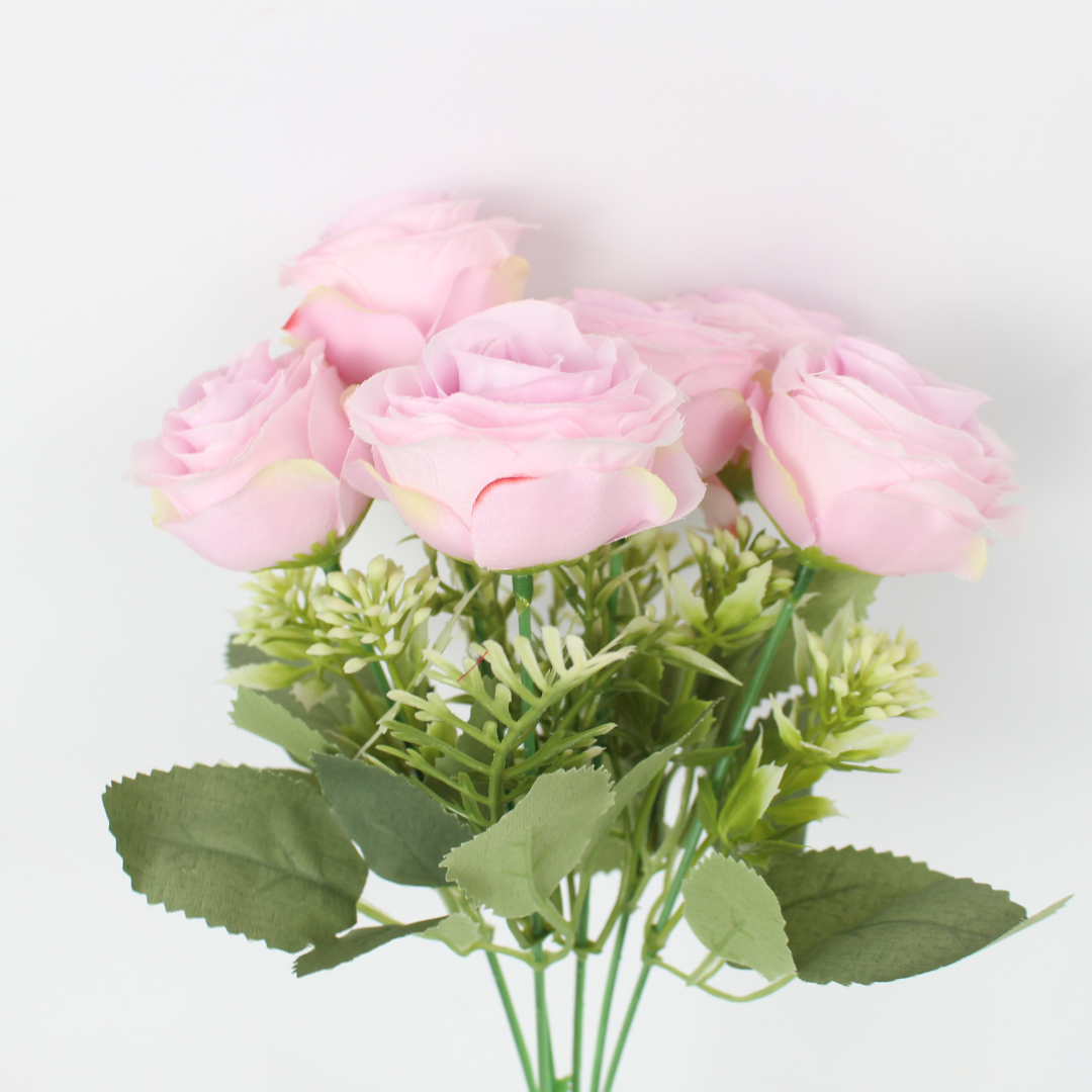 Artificial Small Baby Rose Flower | Realistic Mini Silk Rose Blooms