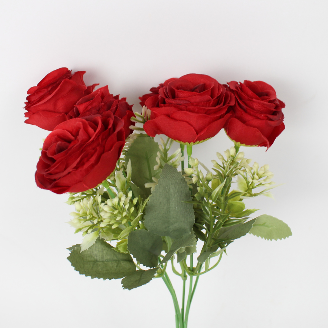 Artificial Small Baby Rose Flower | Realistic Mini Silk Rose Blooms