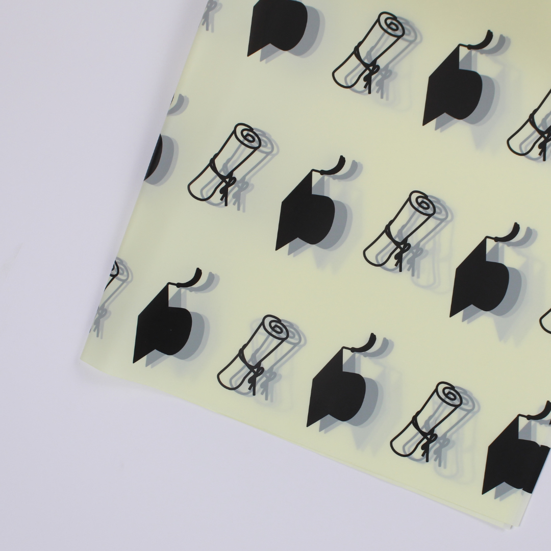 Graduation-Themed Wrapping Paper 20pcs/Pack | Gift Wrap for Graduation