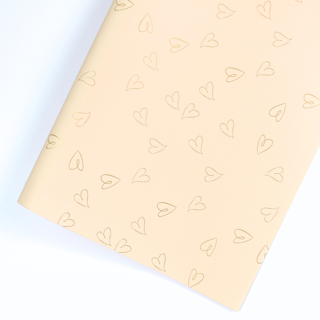 Heart Pattern Wrapping Paper 20pcs/Pack | Romantic Gift Wrap