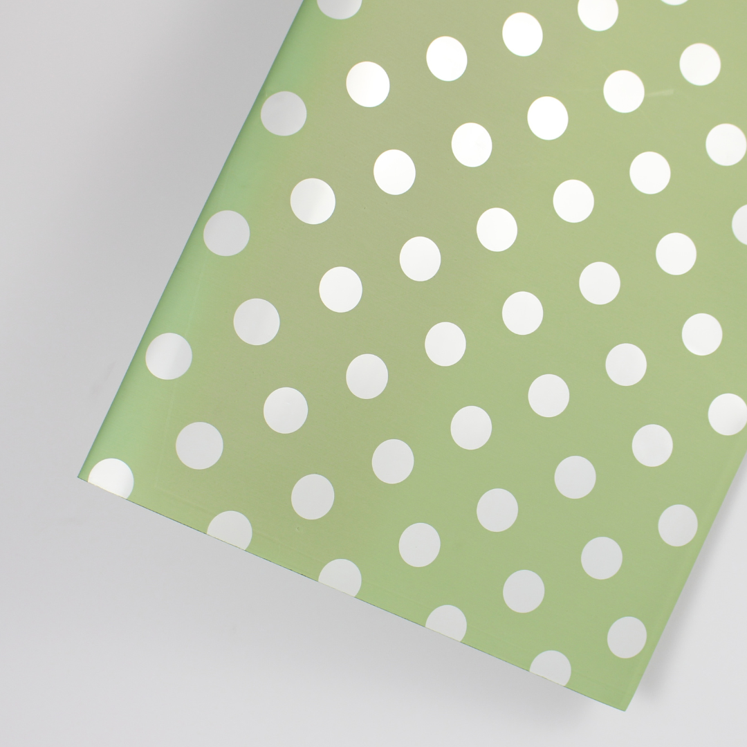 Polka Dot Wrapping Paper Big White Dots 20pcs/Pack | Gift Wrap