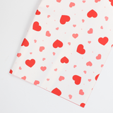 Heart-Shaped Design Wrapping Paper 20pcs/Pack | Romantic Gift Wrap