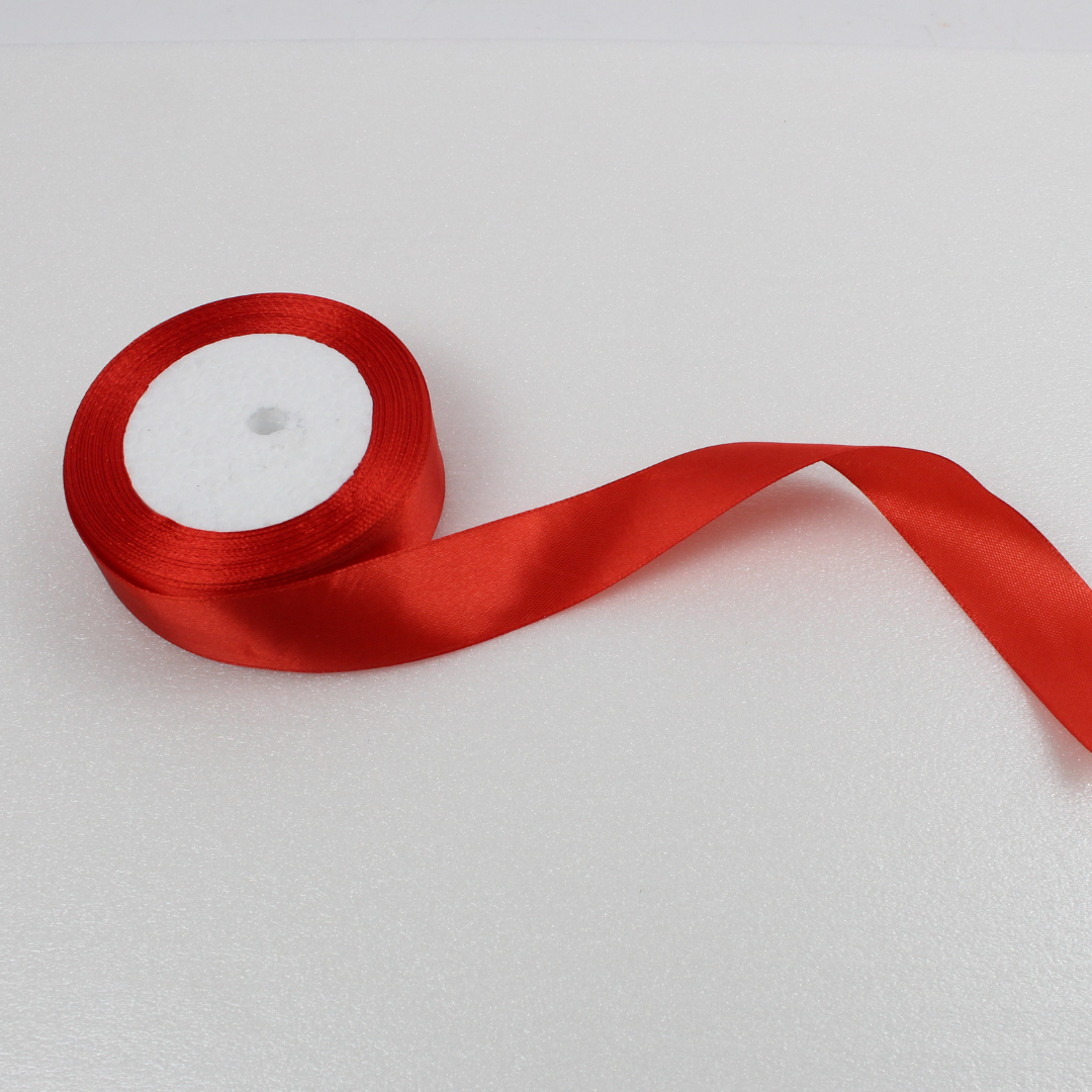 Satin Ribbon 1 Inch 25 Yard | Wide Decorative Ribbon Multiple Colors
