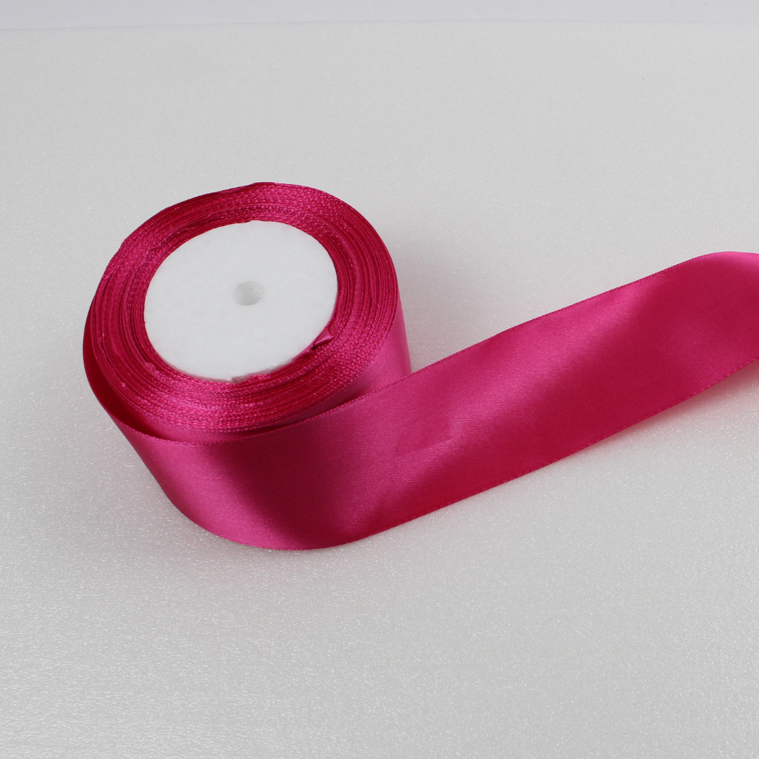 Satin Ribbon 2 Inch 25 Yard | Wide Decorative Ribbon Multiple Colors