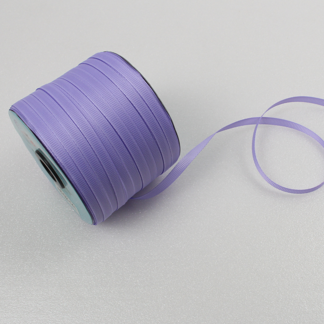 Grosgrain Ribbon 8mm 200 Yard | Ribbed Decorative Ribbon Roll