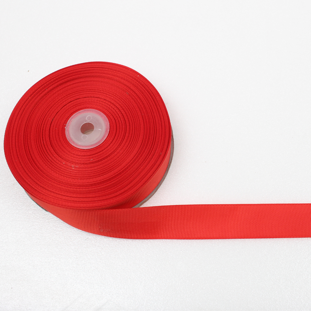 Grosgrain Ribbon 1 Inch 50 Yard | Ribbed Decorative Ribbon