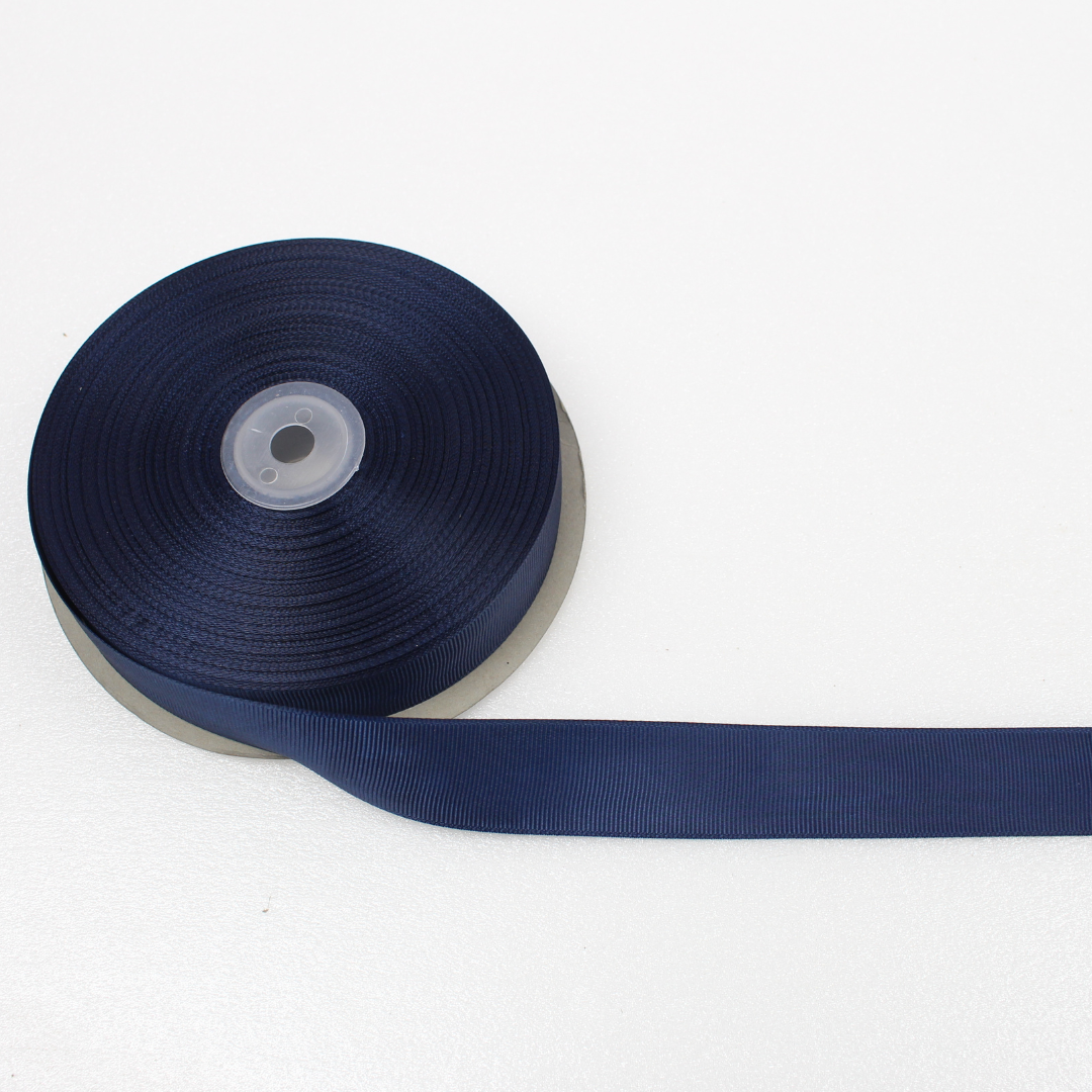 Grosgrain Ribbon 1 Inch 50 Yard | Ribbed Decorative Ribbon