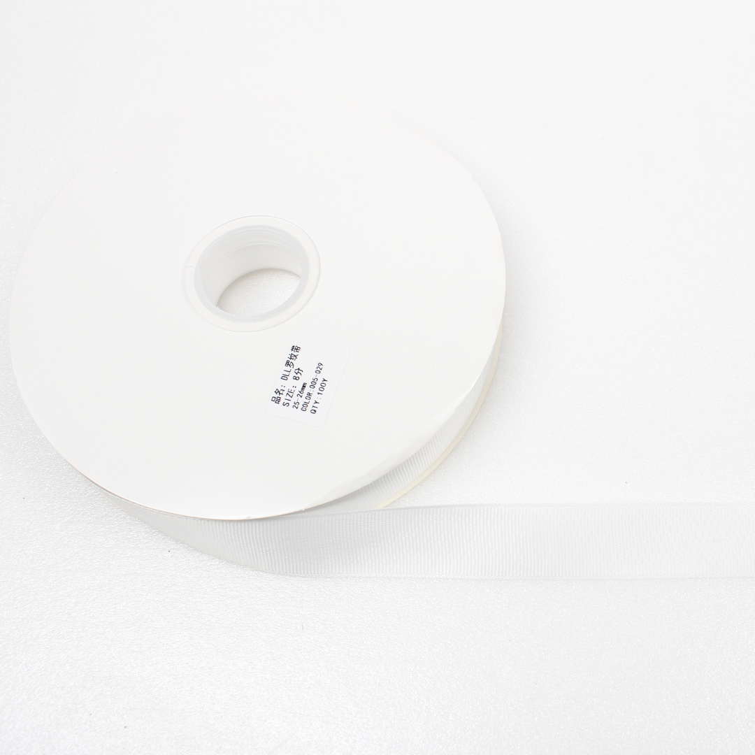 Grosgrain Ribbon 1 Inch 100 Yard | Ribbed Decorative Ribbon