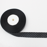 شريط Grosgrain منقط 1 بوصة 50 ياردة | شريط زخرفي مطبوع