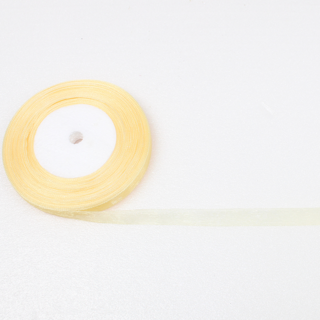 Organza Ribbon 1/2 Inch 50 Yard | Sheer Decorative Ribbon