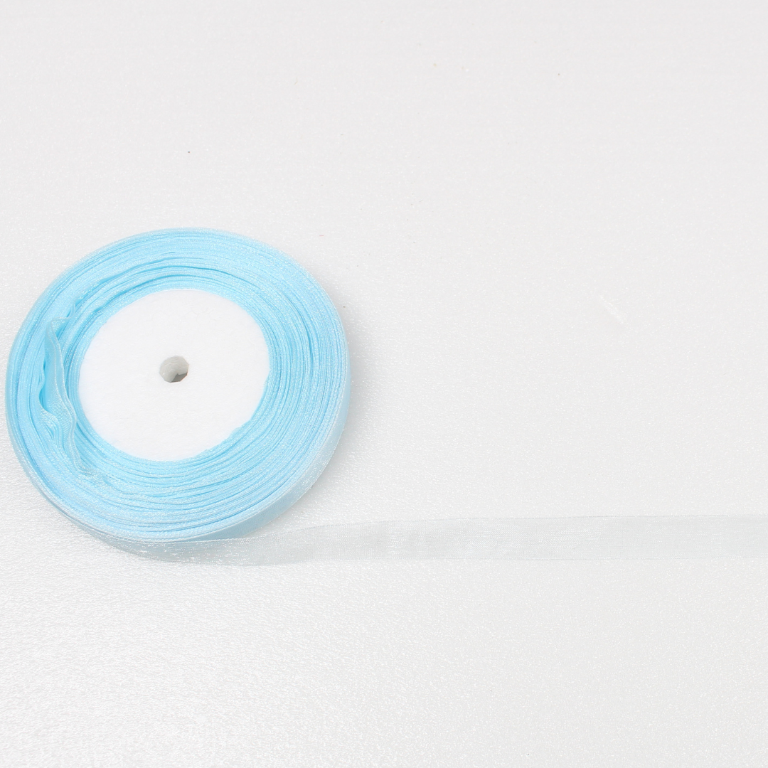 Organza Ribbon 1/2 Inch 50 Yard | Sheer Decorative Ribbon