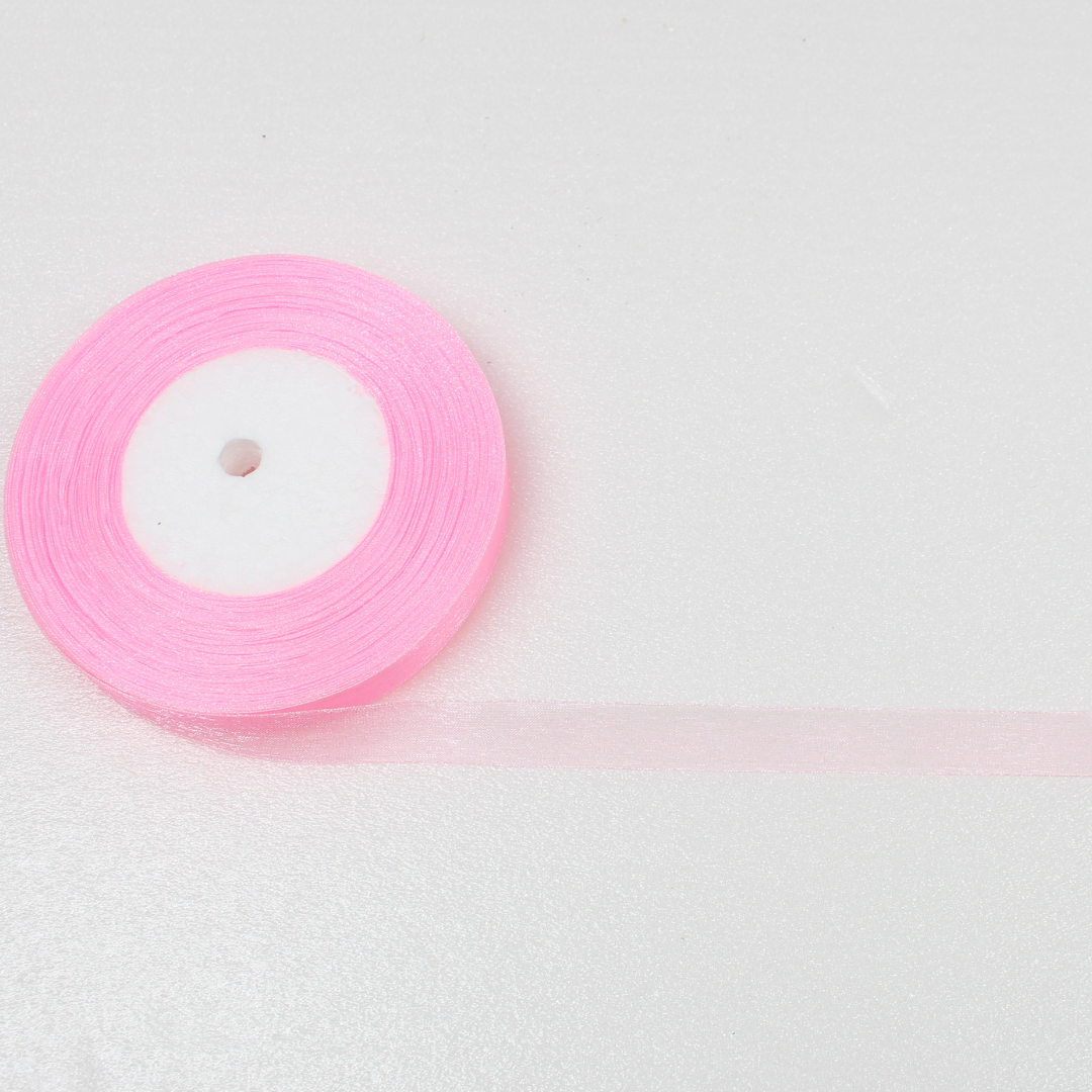 Organza Ribbon 1/2 Inch 50 Yard | Sheer Decorative Ribbon