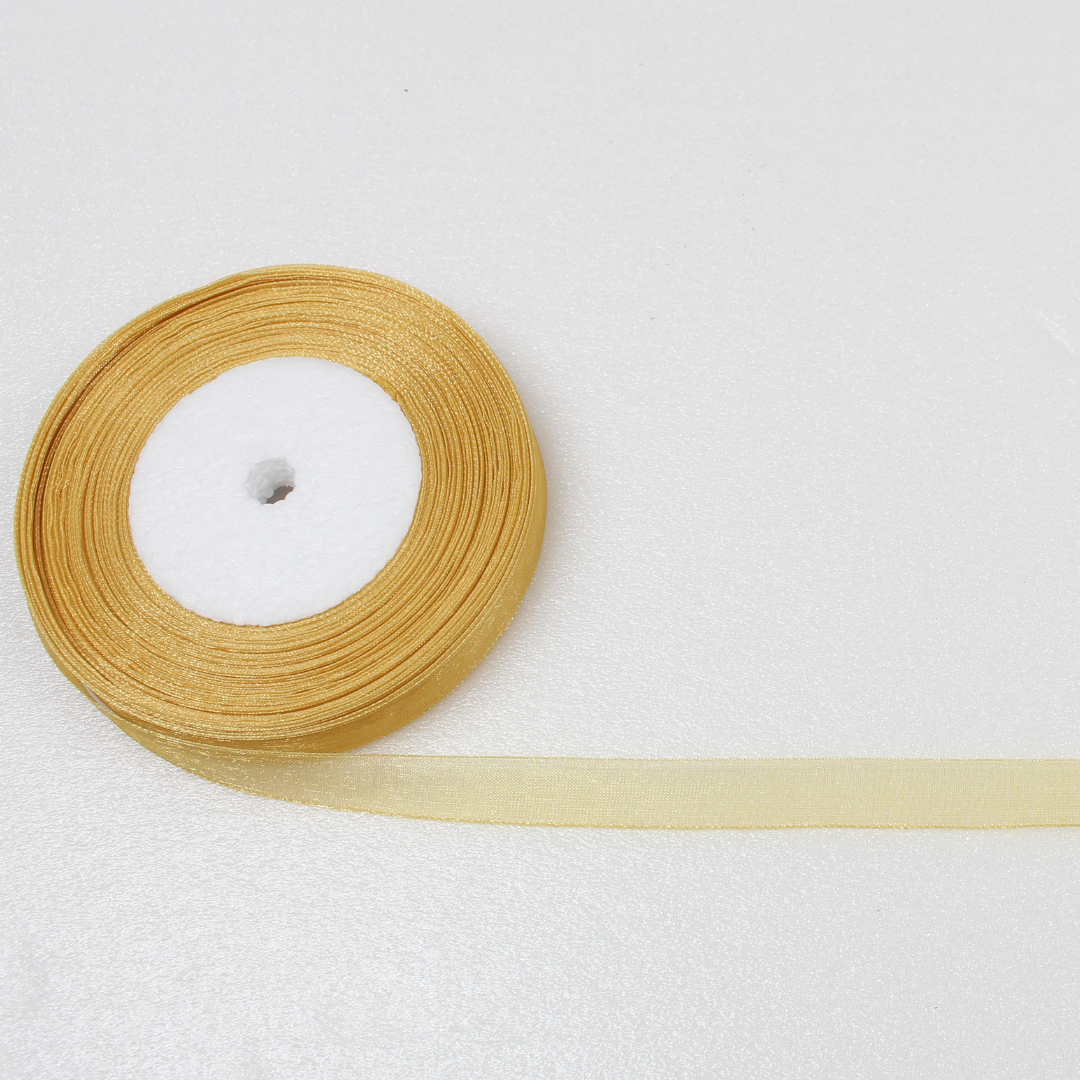Organza Ribbon 1/2 Inch 50 Yard | Sheer Decorative Ribbon
