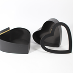 Heart Shaped 2-Piece Gift Box Set with Transparent Top