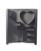 Love Sign Flower and Candy Arrangement with Transparent Lid | Romantic Gift