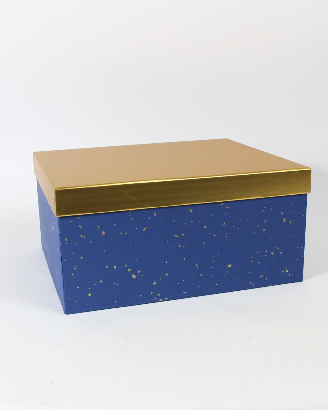 10-Piece Rectangle-Shaped Paper Box Set with Golden Lids | Luxury Gift Packaging