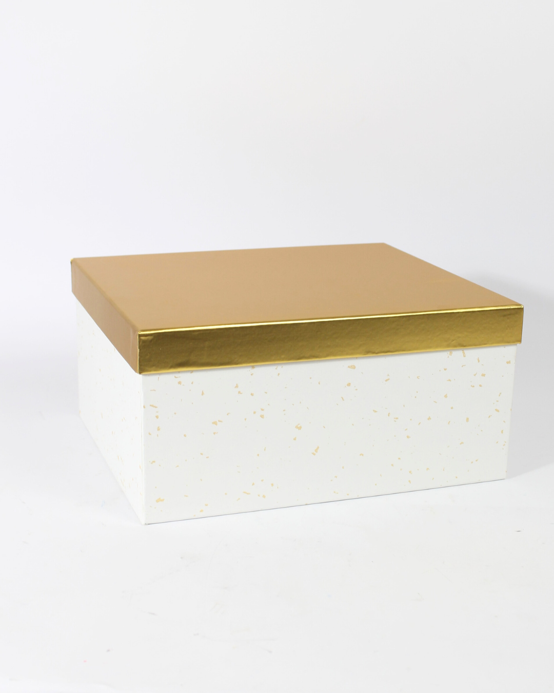 10-Piece Rectangle-Shaped Paper Box Set with Golden Lids | Luxury Gift Packaging