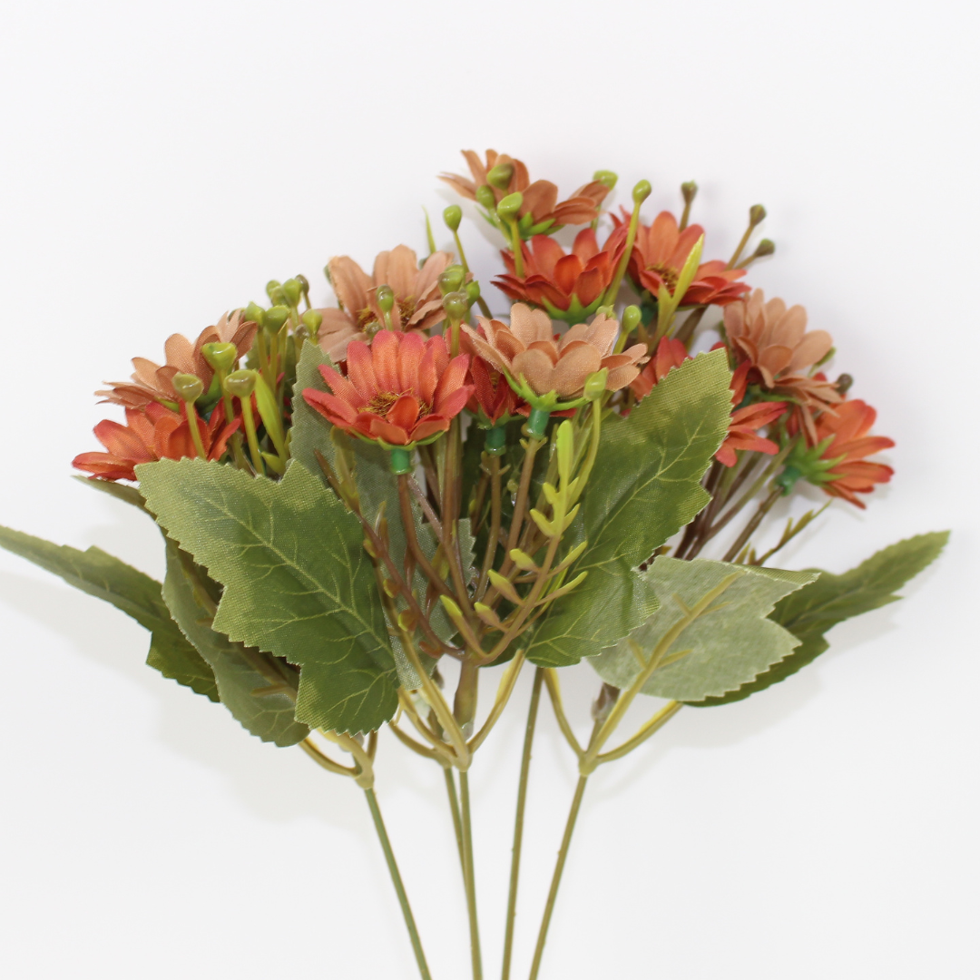 Artificial Small Daisy Flower Bunch | Realistic Faux Mini Daisy Flowers