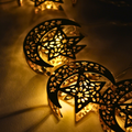 Moon & Star Shaped Battery Light 2 Metres | Ramadan & Gergean Décor(without battery)