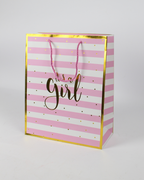 “It’s a Boy & It’s a Girl” Paper Bag with Handle | Baby Shower Gift Bags – 12pcs