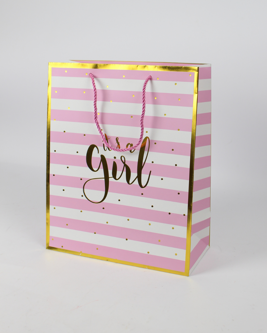 “It’s a Boy & It’s a Girl” Paper Bag with Handle | Baby Shower Gift Bags – 12pcs