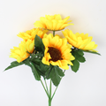 Artificial Sunflower Flower | Realistic Silk Decorative Sunflower