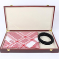 Traditional Red & White Shemagh & Agal Gift Set | Arabian Headscarf