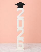Graduation 2026 Styrofoam Decoration with Graduation Cap 138×20 cm