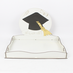 Graduation Wooden Tray 48×37×34.5 cm | Graduation Gift Display Tray