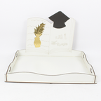 Graduation Wooden Tray 48×37×34.5 cm | Graduation Gift Display Tray