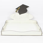 Graduation Wooden Tray 48×37×34.5 cm | Graduation Gift Display Tray