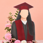 Pink Chrysanthemum Artificial Floral Arrangement for Graduation