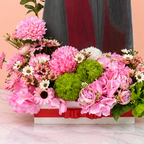 Pink Chrysanthemum Artificial Floral Arrangement for Graduation
