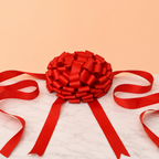 Grosgrain Ribbon Bow Round | Decorative Gift Bow