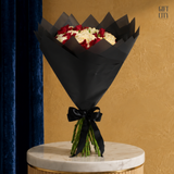 Premium 25-Piece Baby Rose Hand Bouquet | Elegant Floral Gift