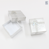 Small Silver Gift Box 5x5x3cm | Ring, Earring & Favor Packaging
