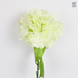 Artificial Single Head Hydrangea Flower | Realistic Decorative Stem