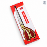 26cm Stainless Steel Tailor Scissors with Gold Handle | Sewing Scissors