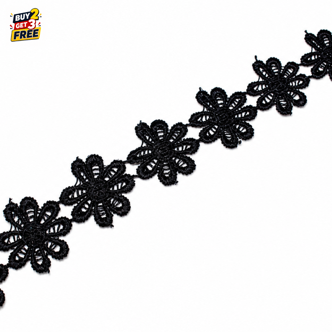 Premium Floral Guipure Lace Applique 15 Yard | Wedding & Costume Design Trim