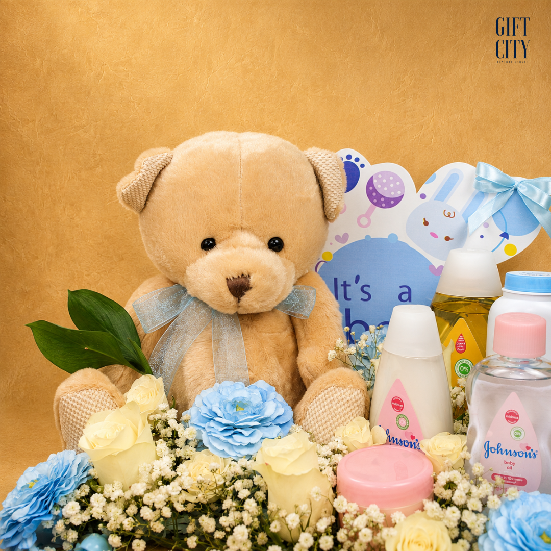 Welcome Little Prince  Newborn Baby Boy Hamper