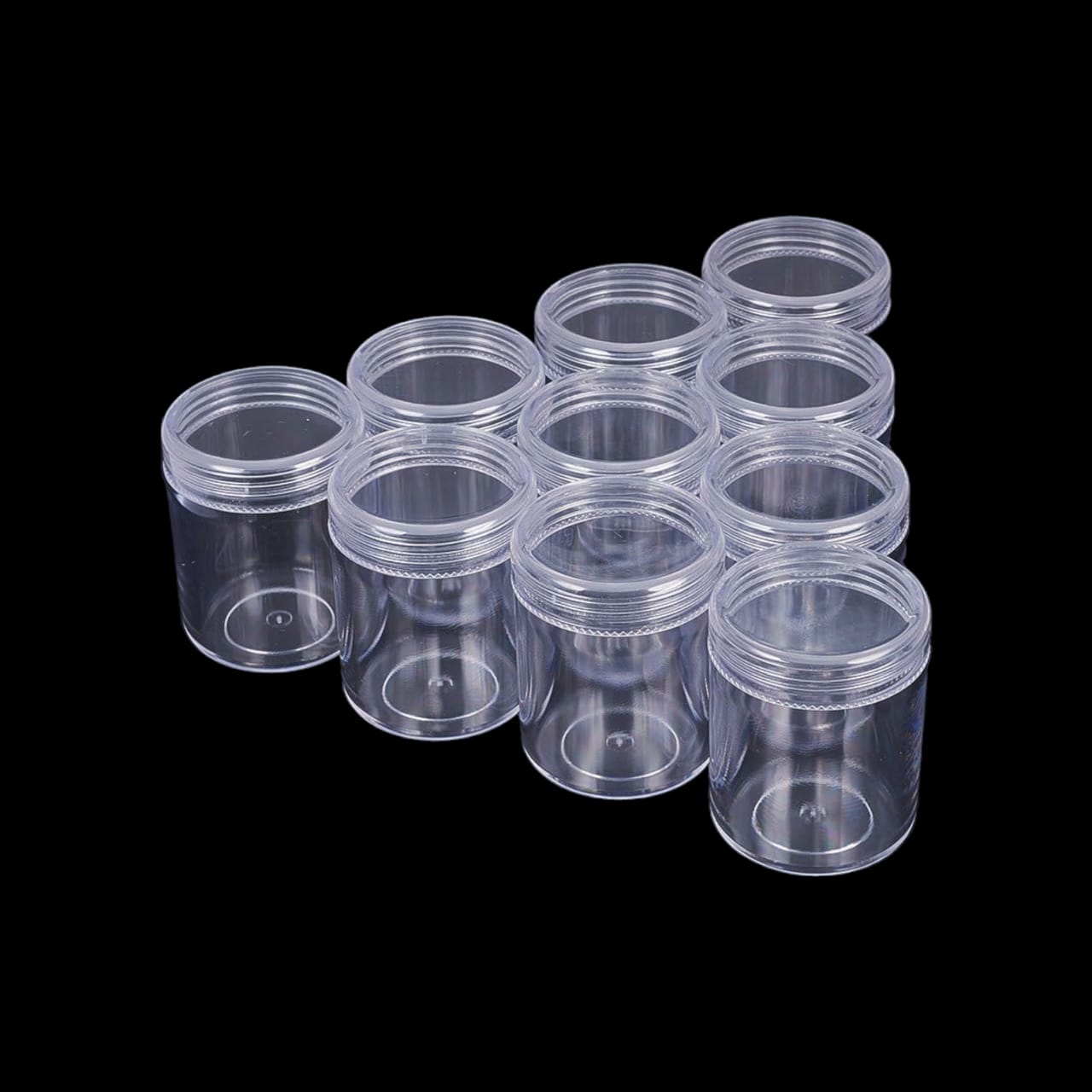 5PC PVC Small Round Transparent Box | Elegant Clear Gift Packaging