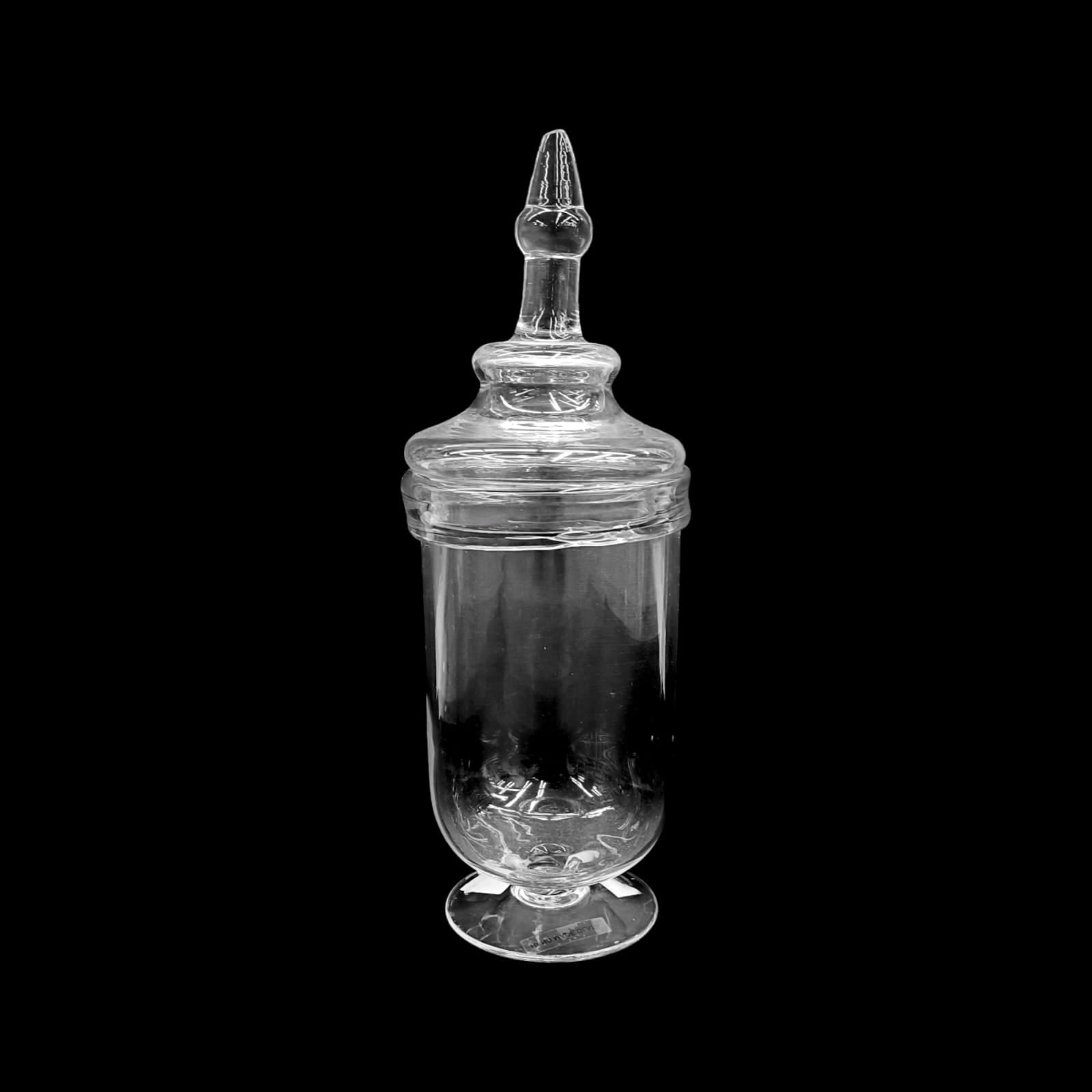 Apothecary Jar Glass with Lids 11x20cm | Elegant Storage Solution