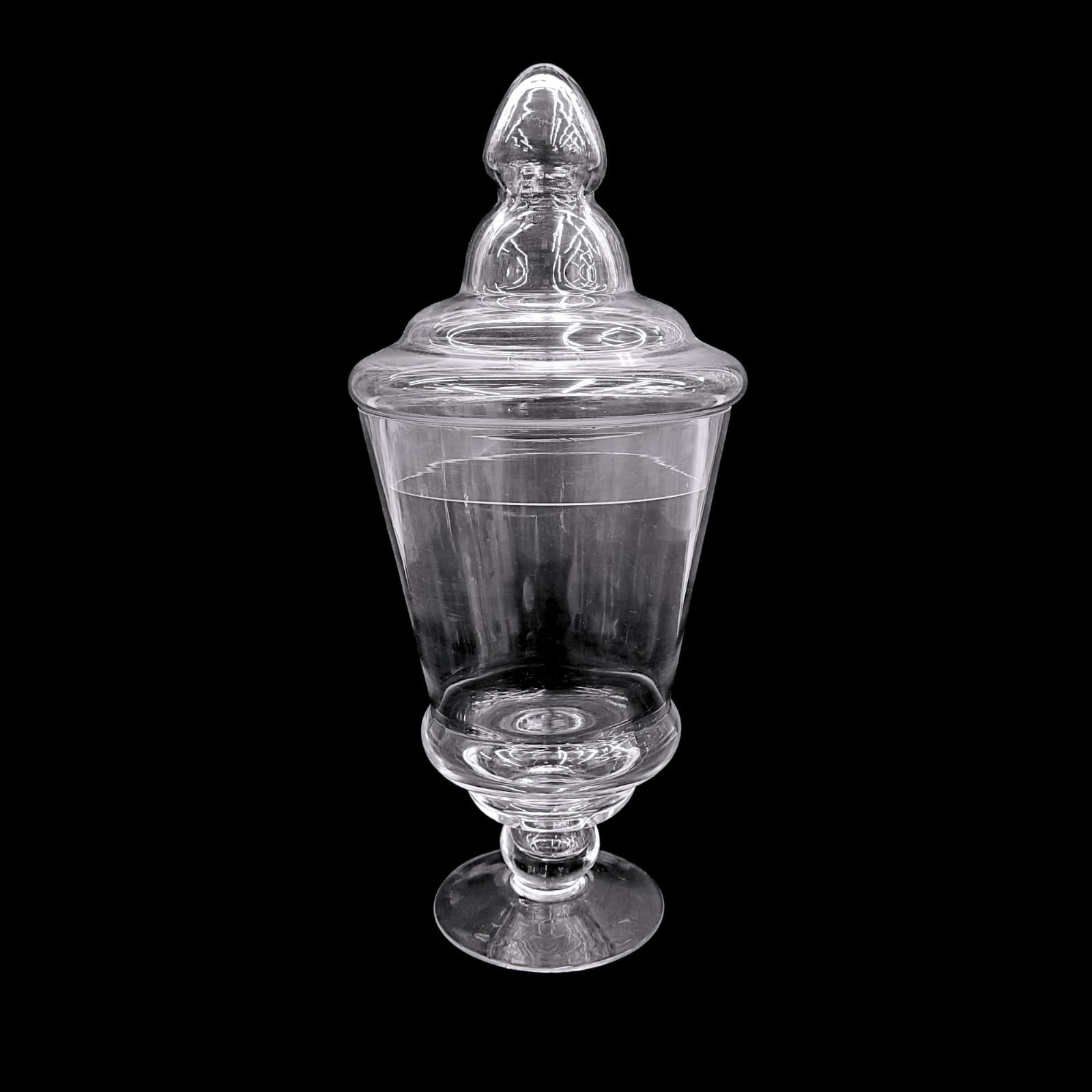 Large Apothecary Jar Glass with Lids 15x23x35cm | Elegant Storage Solution