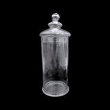 Tall Apothecary Cylinder Jar Glass 15x30x45cm | Elegant Storage Solution