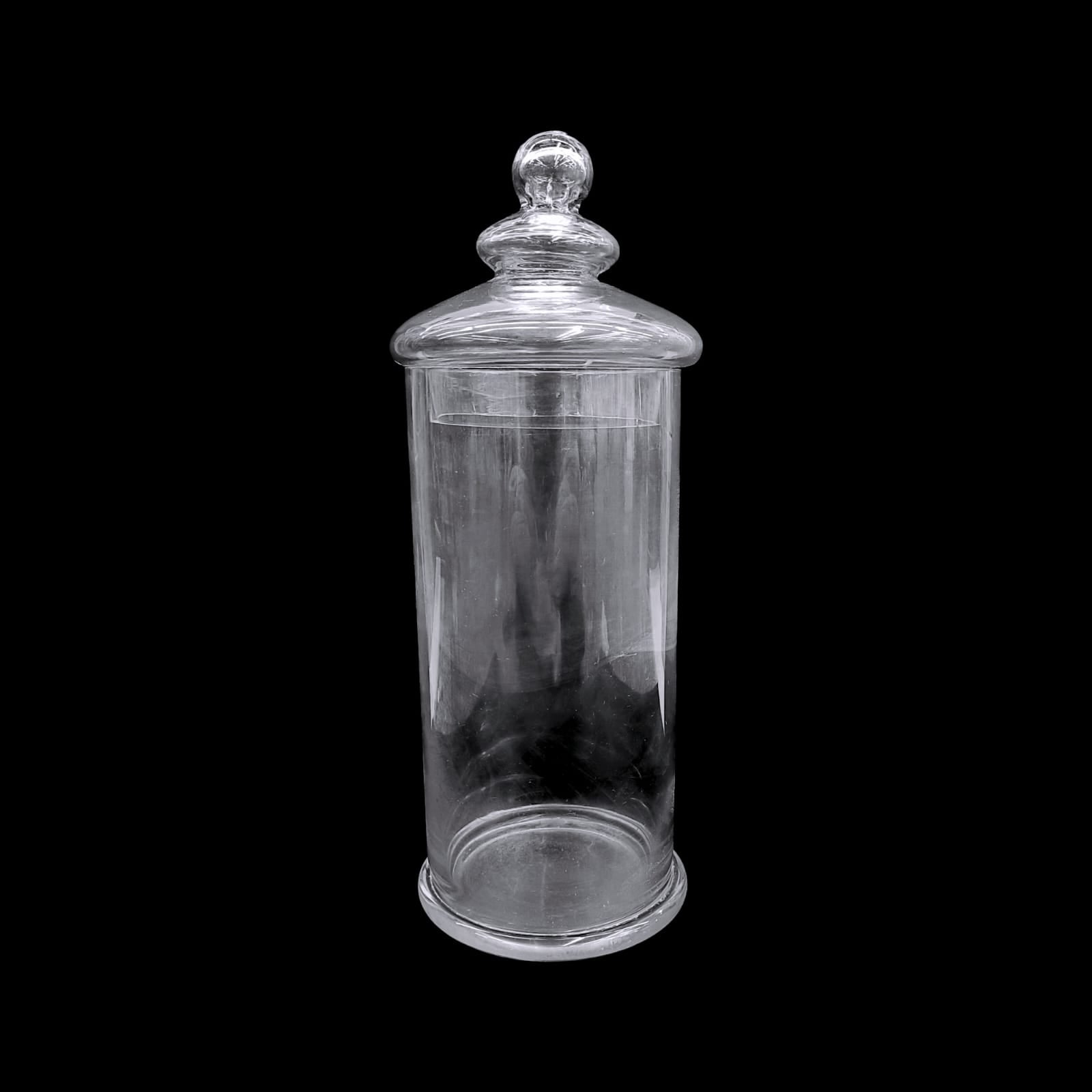 Tall Apothecary Cylinder Jar Glass 15x30x45cm | Elegant Storage Solution