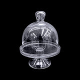 cake glass with stand, glass cake stand with lid, 19x24cm cake stand, glass cake dome, dessert display, cake presentation