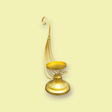 Gold Tealight Candle Holder - 2pcs